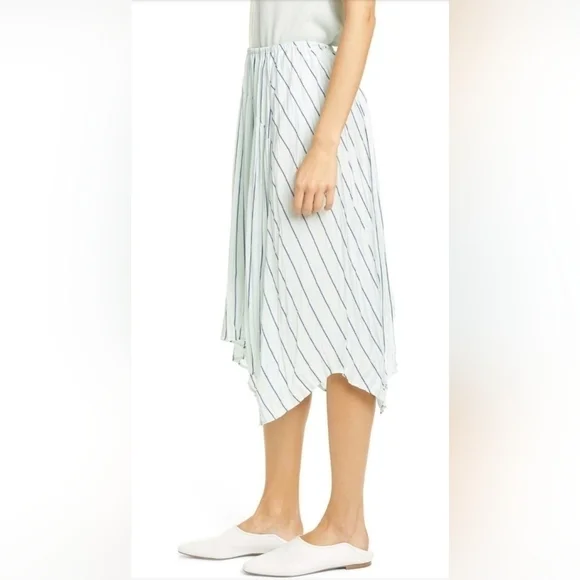 Vince striped panel gauze skirt - Picture 2 of 9